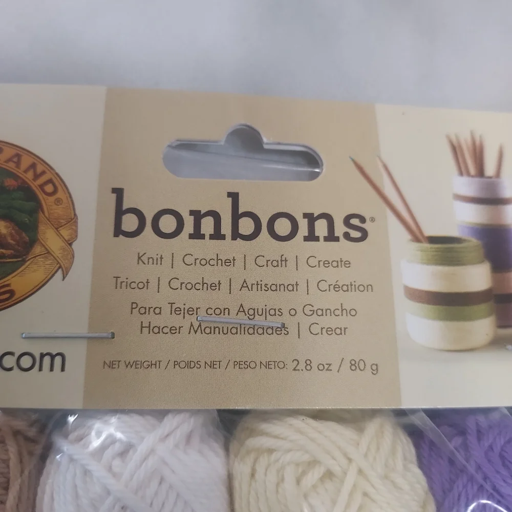 Lion 🦁 Brand Yarns Bonbons Cotton 8 Spring Colors